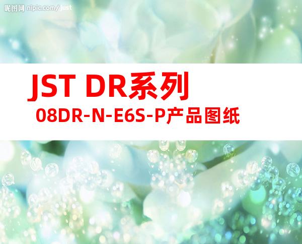 JST DR系列 08DR-N-E6S-P产品图纸